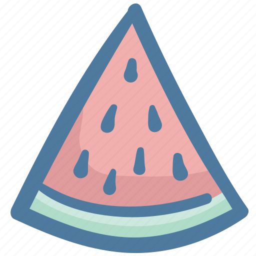 Food, fruit, piece of watermelon, slice of watermelon, watermelon, watermelon slice icon - Download on Iconfinder