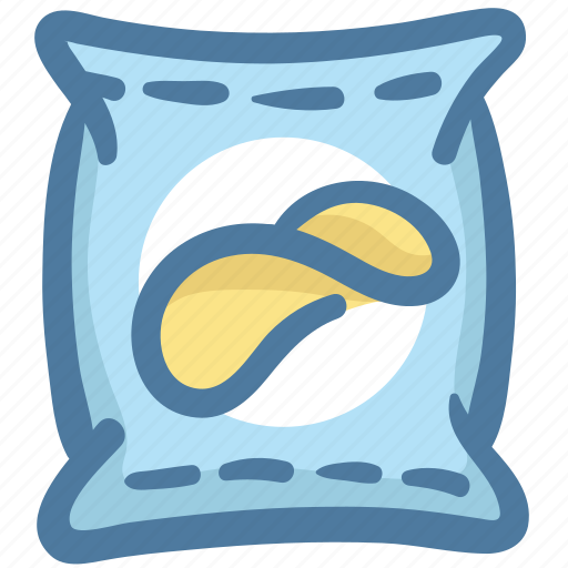 Chip, food, junk food, package, potato, snack icon - Download on Iconfinder