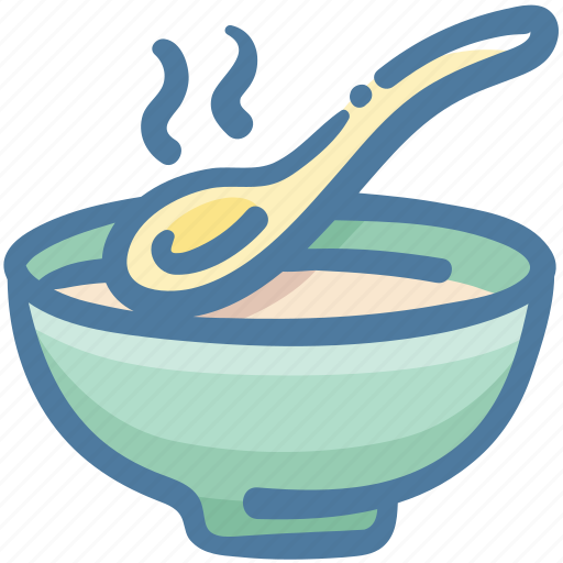 Bowl, food, soup, soup bowl, spoon icon - Download on Iconfinder