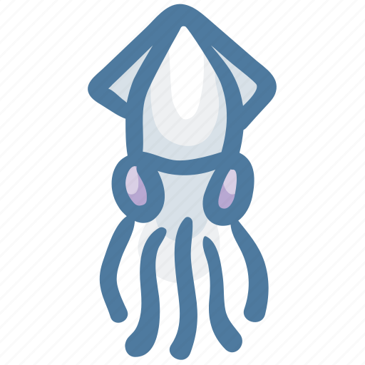 Dish, food, sea, seafood, squid icon - Download on Iconfinder