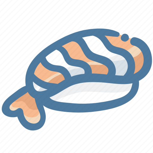 Food, japanese, nigiri, shrimp, sushi icon - Download on Iconfinder
