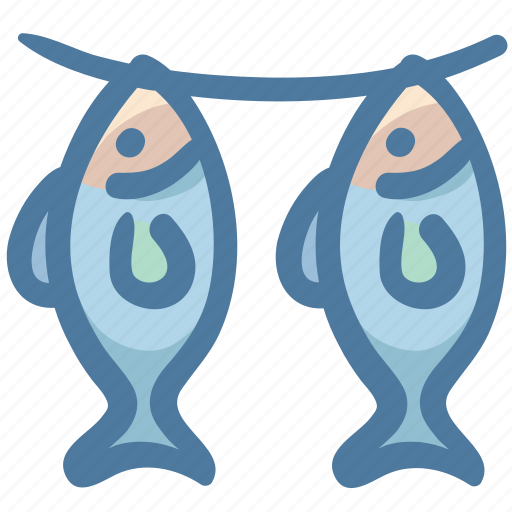 Dried fish, fish, food, river, seafood icon - Download on Iconfinder
