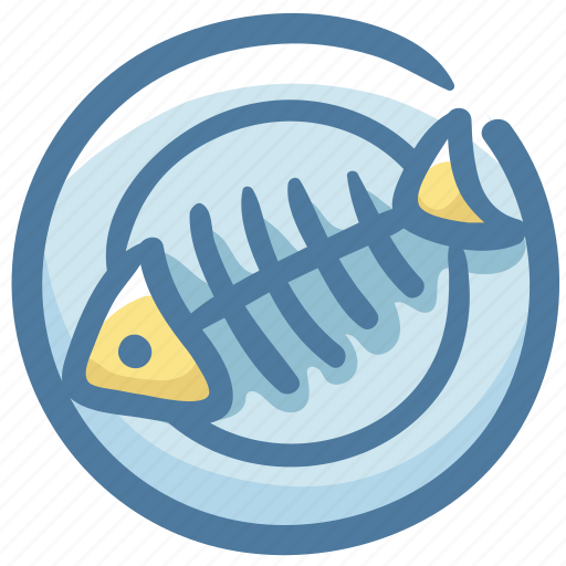 Food, bone, fish, fishbone, garbage, poor icon - Download on Iconfinder