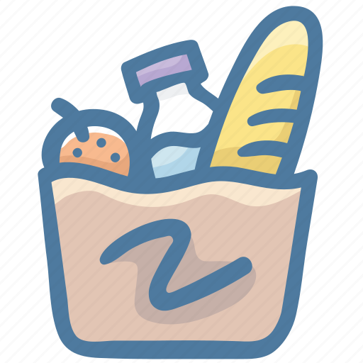 Bag, cooking, food, gastronomy, grocery icon - Download on Iconfinder