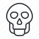 skull, halloween, happy, party, death, head, skeleton, horror