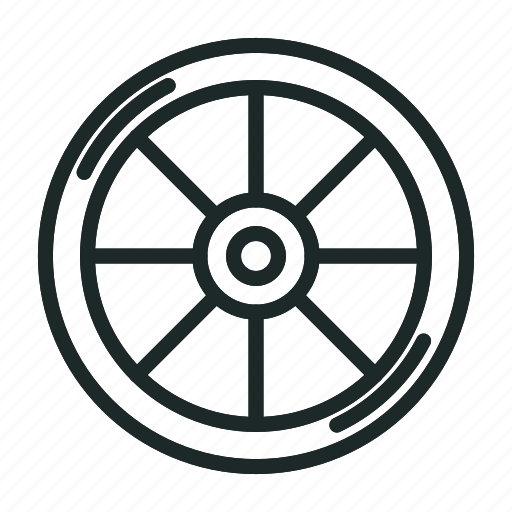 Wheel, bicycle, bike, tyre, cycle, isolated, object icon - Download on Iconfinder