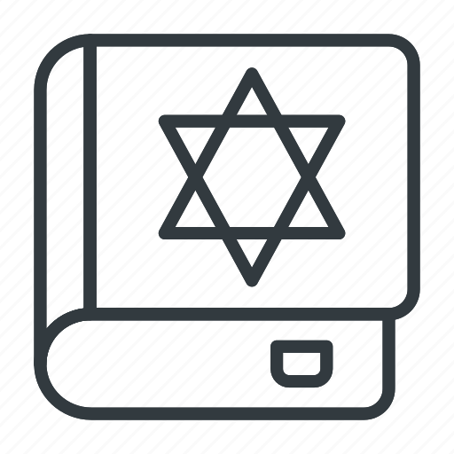 Jewish, torah, religion, book, holy, talmud, hebrew icon - Download on Iconfinder