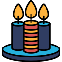 candles, flame, celebration, decoration, candlelight, fire, light, religion, wax
