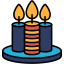 candles, flame, celebration, decoration, candlelight, fire, light, religion, wax 