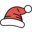 christmas, hat, winter, holidays, red, celebration, xmas, seasonal, santa 