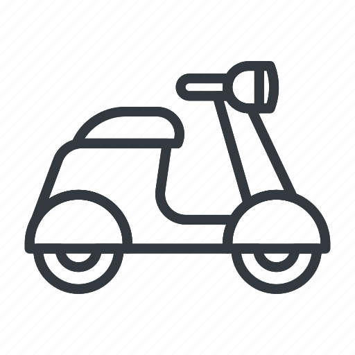 Scooter, motorbike, motorcycle, vehicle, bike, motor, transportation icon - Download on Iconfinder