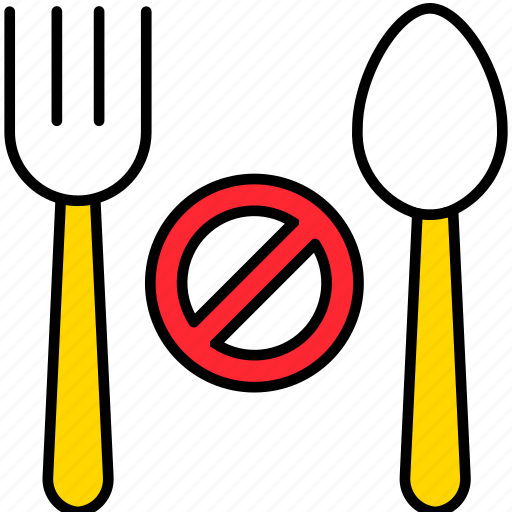 Fasting, fork, no-food, ramadan, spoon icon - Download on Iconfinder