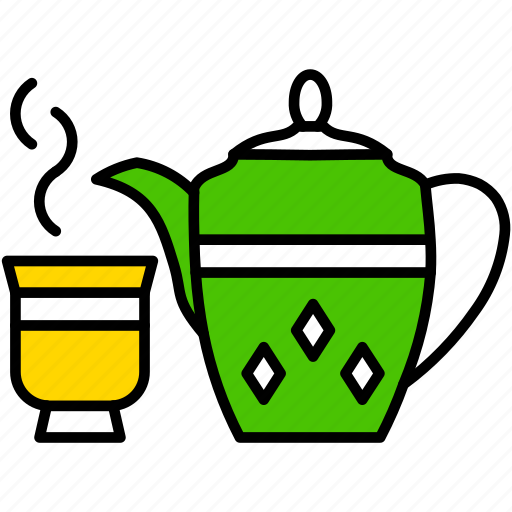 Beverage, drinks, ramadan, tea, teapot, hot icon - Download on Iconfinder