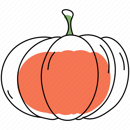 Pumpkin, vegetable, halloween, orange, food, organic icon - Download on Iconfinder