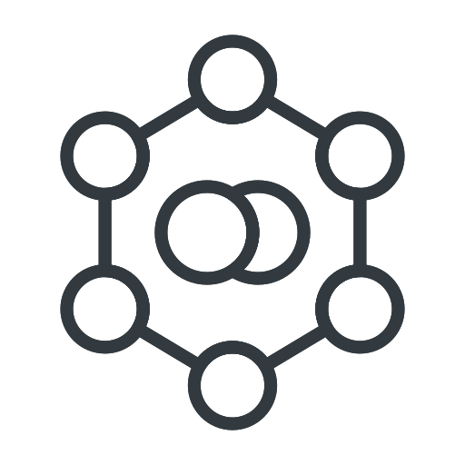 Chemistry, molecule, atom, science, molecular, element, technology icon - Download on Iconfinder