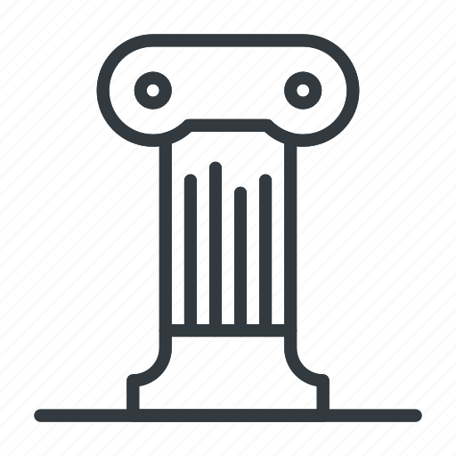 Pillar, law, column, architecture, roman, ancient, classic icon - Download on Iconfinder