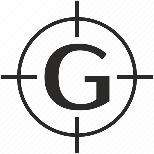 G, key, latin, letter, target icon - Download on Iconfinder