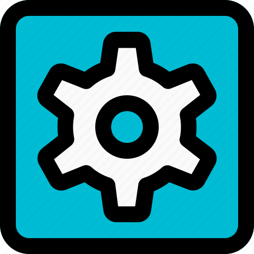 Gear, square icon - Download on Iconfinder on Iconfinder