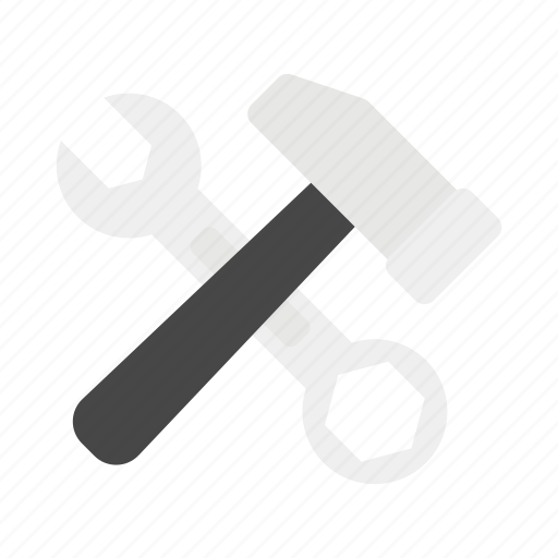 Hammer, and, wrench, tools, food, tool, construction icon - Download on Iconfinder