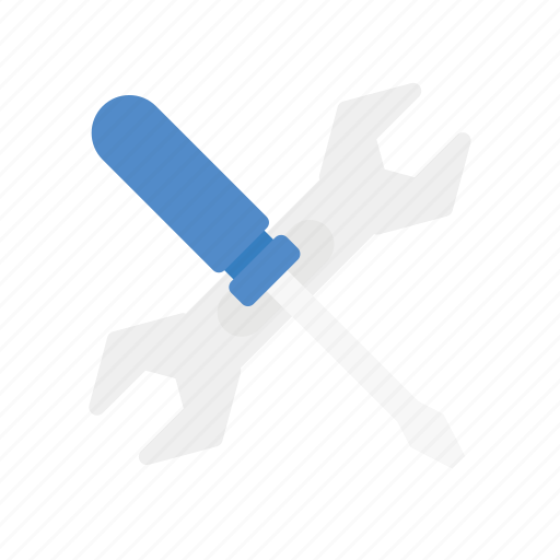 Screwdriver, and, wrench, tools, equipment, settings icon - Download on Iconfinder