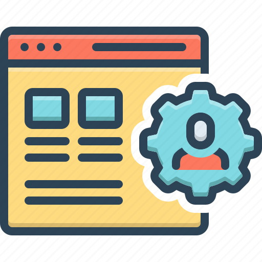 Control panel, cogwheel, process, browser, setting, programming, development icon - Download on Iconfinder