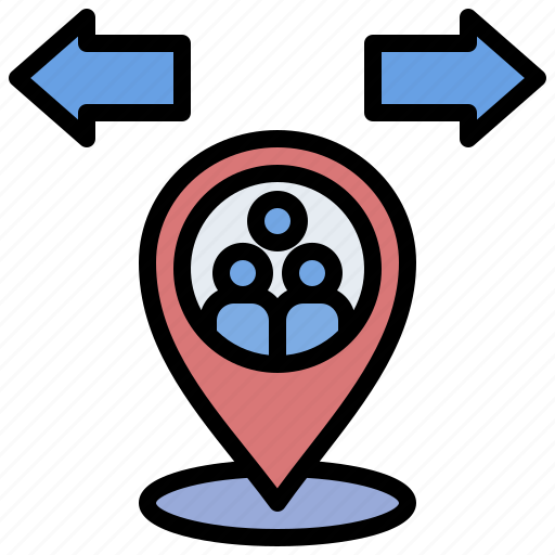 Direction, migration, population, move, decision icon - Download on Iconfinder