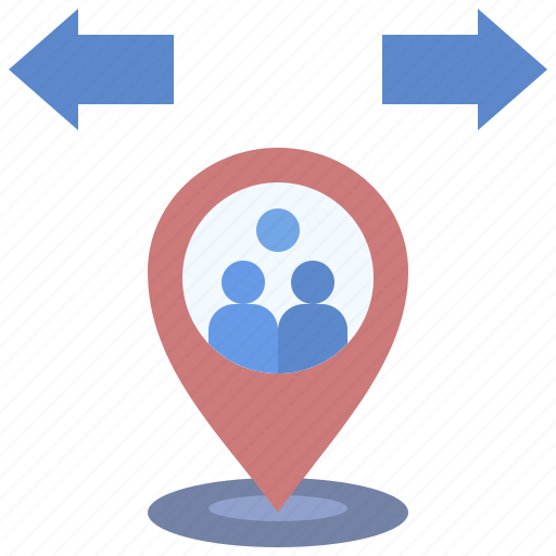 Direction, migration, population, move, decision icon - Download on Iconfinder