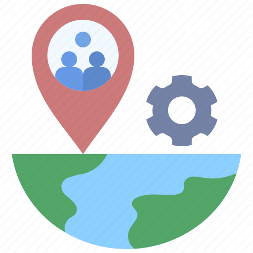 Infrastructure, population, geography, location, globalisation icon - Download on Iconfinder