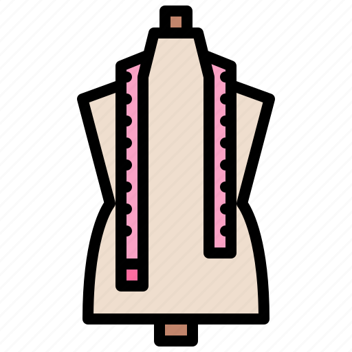 Dummy, ruler, sewing, tailor, tailoring icon - Download on Iconfinder