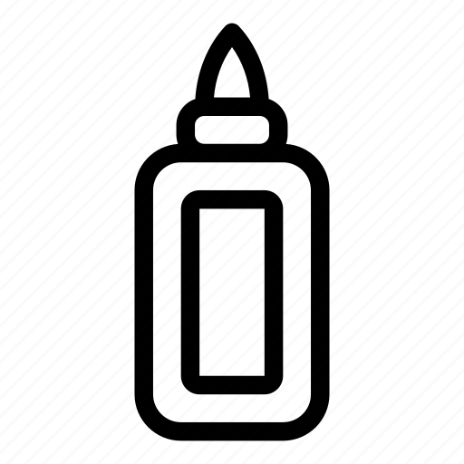Liquid glue, glue, container, education, tube, stationery, bottle icon - Download on Iconfinder