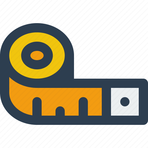 Tailor, ruler, measure tape, tailor tape icon - Download on Iconfinder