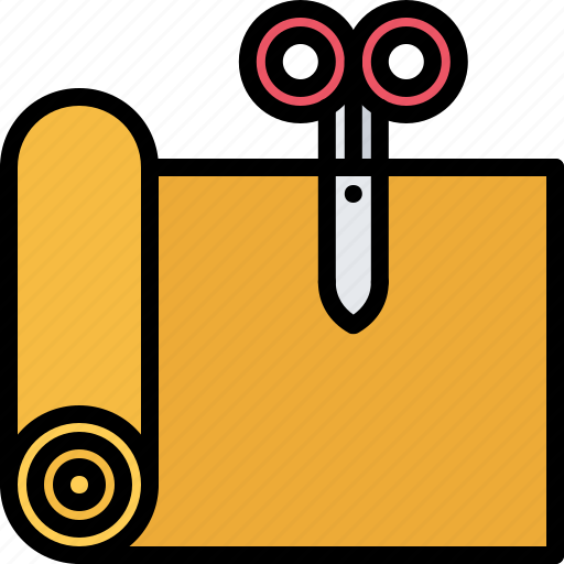 Cloth, scissors, sewer, sewing, clothes icon - Download on Iconfinder