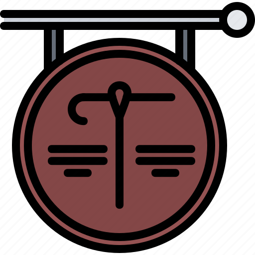 Thread, needle, signboard, sewer, sewing, clothes icon - Download on Iconfinder