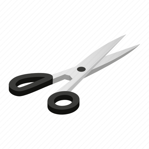 Background, cut, discount, isometric, scissor, shears, steel icon - Download on Iconfinder