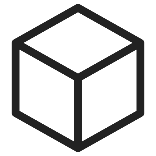 Cube, geometry, shape, figure, form, graphic, line icon - Free download