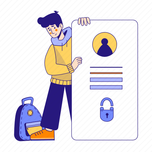 Protects, account, data, security, password, database, storage illustration - Download on Iconfinder