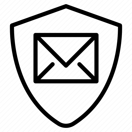 Shield, envelope, message, inbox, secure, safety, protection icon - Download on Iconfinder