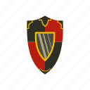 heraldic, medieval, protection, retro, security, shield, weapon