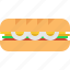 meat, sandwich 