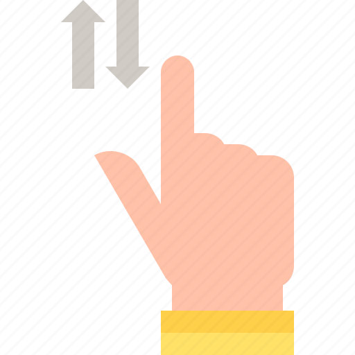 Gestures, scroll, vertical icon - Download on Iconfinder