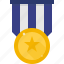 bravery, medal, star 