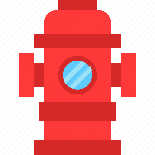 Fire, hydrant, red icon - Download on Iconfinder