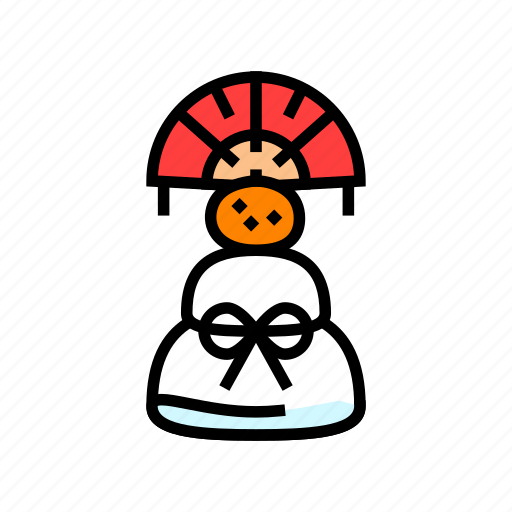 Kagami, mochi, decoration, shintoism, shinto, japan icon - Download on Iconfinder