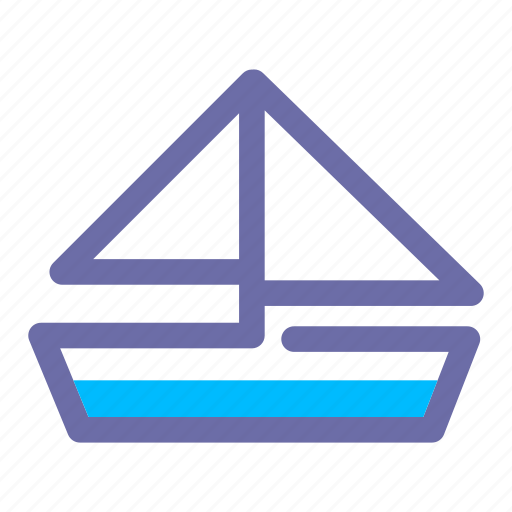 Shipping, transportation, water, sailboat icon - Download on Iconfinder