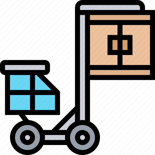 Forklift, loading, cargo, warehouse, logistic icon - Download on Iconfinder