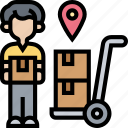 shipping, delivery, parcel, service, location