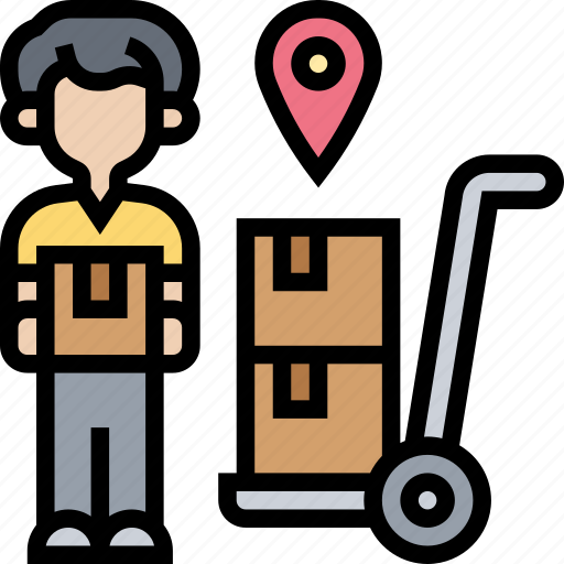 Shipping, delivery, parcel, service, location icon - Download on Iconfinder