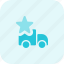 truck, star, shipping, delivery 