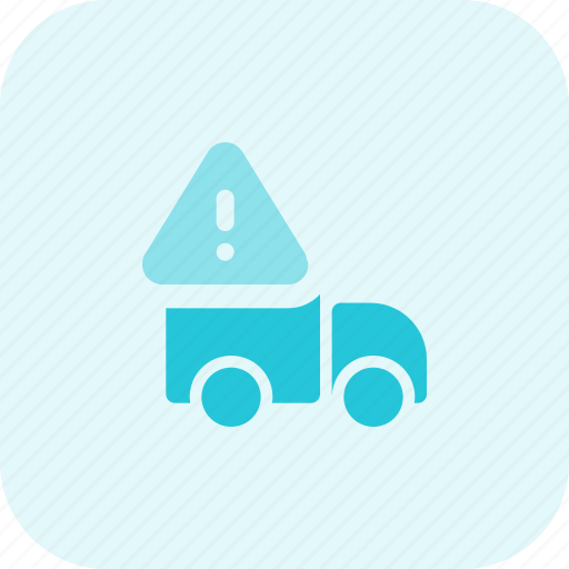 Truck, warning, shipping, caution icon - Download on Iconfinder