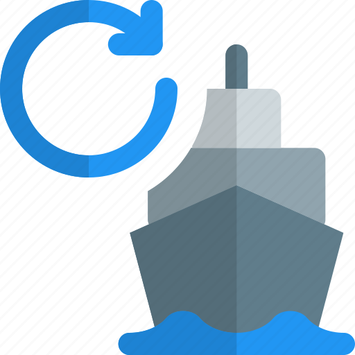 Ship, refresh, shipping, reload icon - Download on Iconfinder